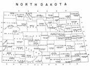 North Dakota State Map